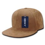 Faux Suede Snapback Cap