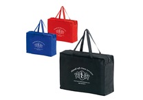 Non-Woven Essential Briefcase Tote With Zipper Closure